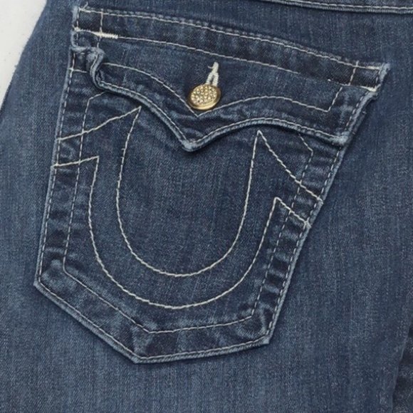 AUTHENTIC TRUE RELIGION JULIE SKINNY JEANS 31x29 MADE IN USA πΊπΈ - Picture 11 of 13